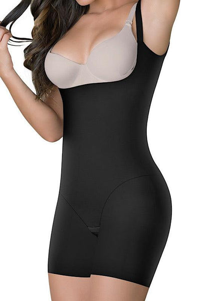 LADY COMFORT 3010 Knee-Length Slimming Bodyshaper  Post-OP & Daily Use  Faja (Black, XS) at  Women's Clothing store