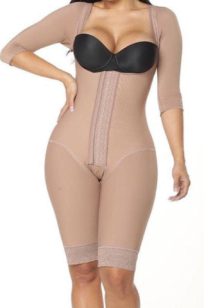 Post Surgery Girdle Full Body Shaper with Sleeves Fajas