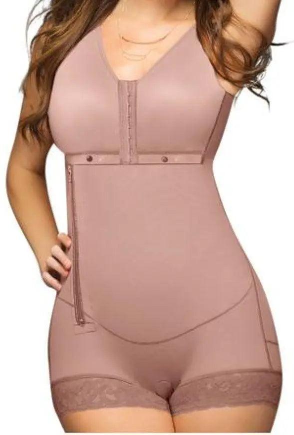 Bra Colombian Faja with  Side Zipper  #09053 - Pretty Girl Curves Waist Trainers & Shapewear