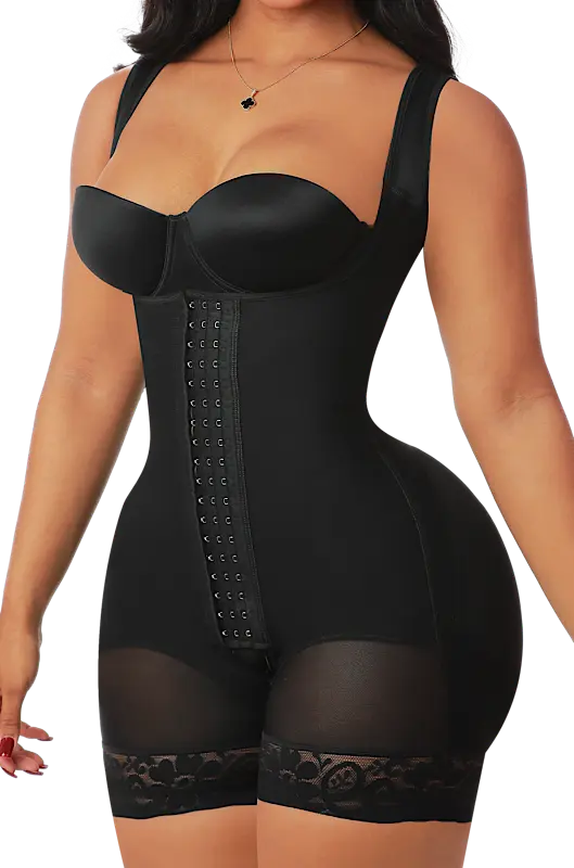 Black Curvy Body Smart Fit Faja  for women with curves -Pretty Girl Curves Waist Trainers & Shapewear