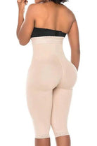 High waist Moderate Compression butt lifting capris #0219 - Pretty Girl Curves Waist Trainers & Shapewear