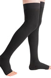 Side Zipper Thigh High anti-embolism socks