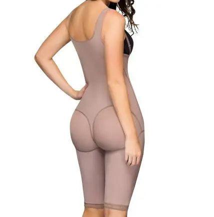 Knee length  Post Surgery high back faja #09175 - Pretty Girl Curves Waist Trainers & Shapewear