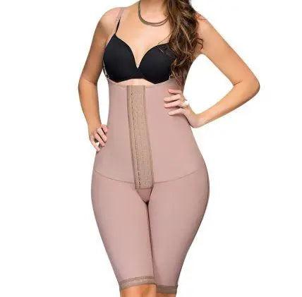 Knee length  Post Surgery high back faja #09175 - Pretty Girl Curves Waist Trainers & Shapewear