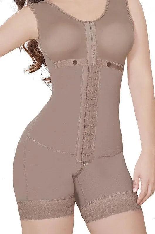 Mid Thigh  Faja with Bra #6086 (FINAL SALE ) - Pretty Girl Curves Waist Trainers & Shapewear