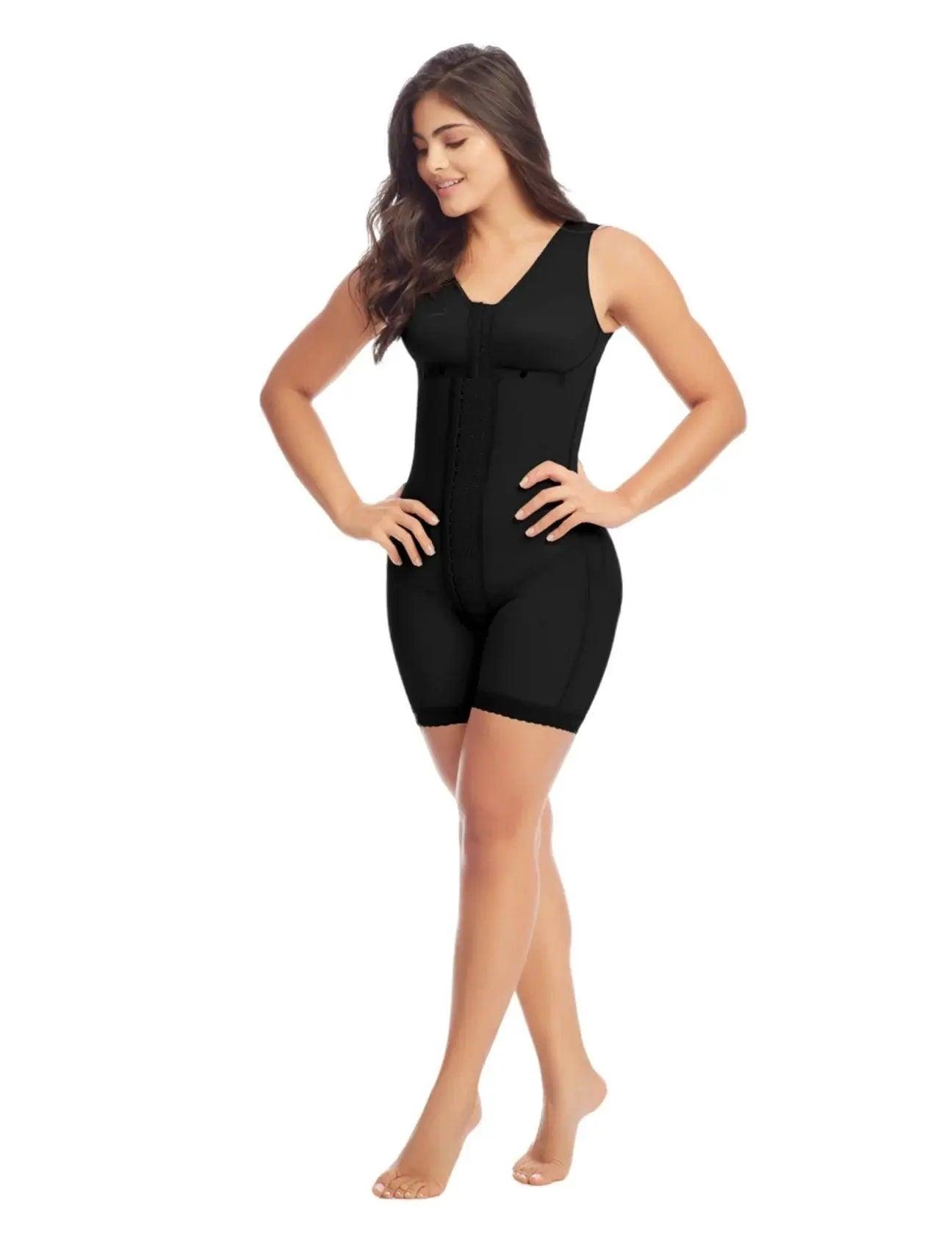 Mid thigh  High compression with bra #09215 - Pretty Girl Curves Waist Trainers & Shapewear