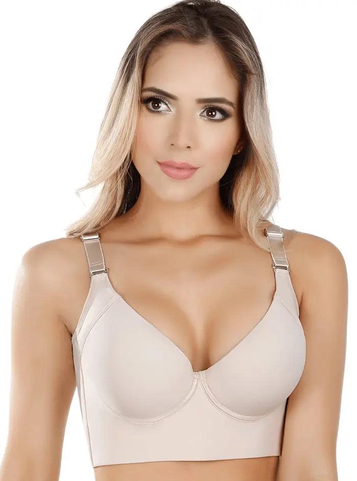 No More pesky bra rolls Firm Side Compression Bra - Pretty Girl Curves Waist Trainers & Shapewear