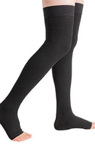 Side Zipper Thigh High anti-embolism socks Pretty Girl Curves Waist Trainers & Shapewear