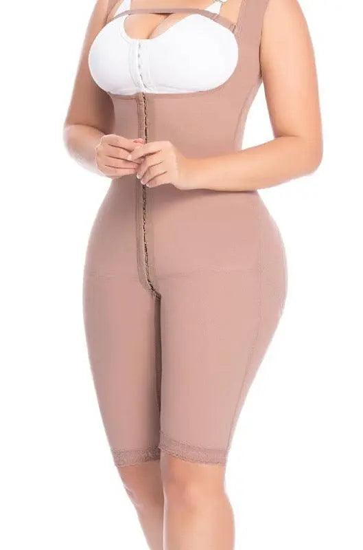 mocha Slim BBL Long Length Faja - Pretty Girl Curves Waist Trainers & Shapewear