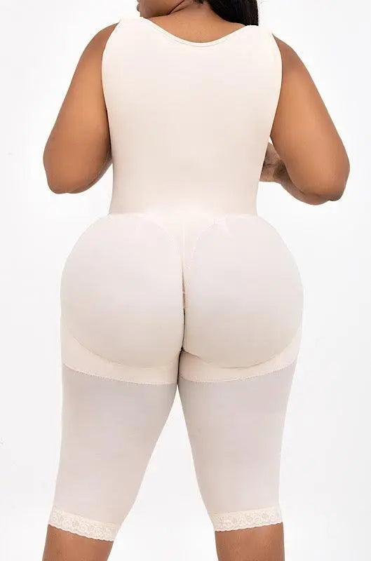 Stage 1 Curvy Body knee length Post Lipo BBL Faja #8464 - Pretty Girl Curves Waist Trainers & Shapewear